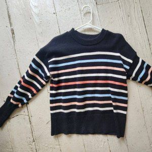 Philosophy Black Striped Sweater